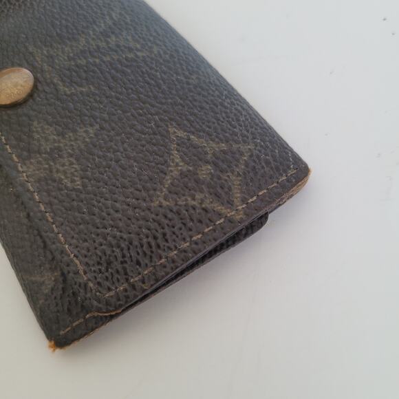Authentic Louis Vuitton Monogram Multicles 4 Key Hooks Case Brown Small 1992 - Picture 10 of 10